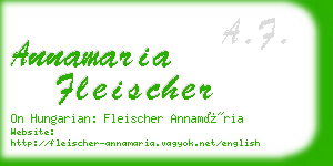 annamaria fleischer business card